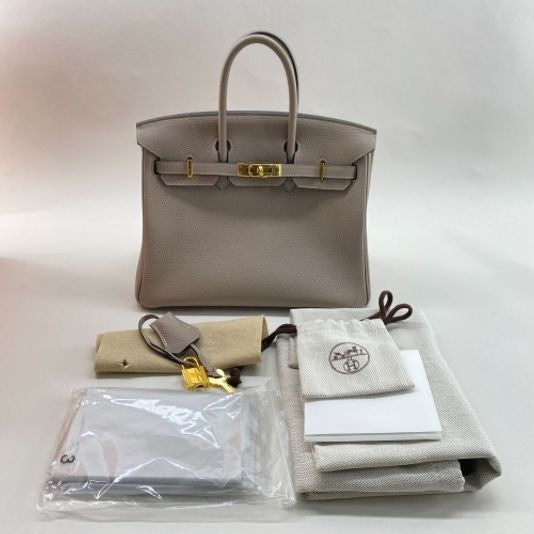 Hermes Birkin 25 Gri Trute Gold Hardware Togo (1000051377)