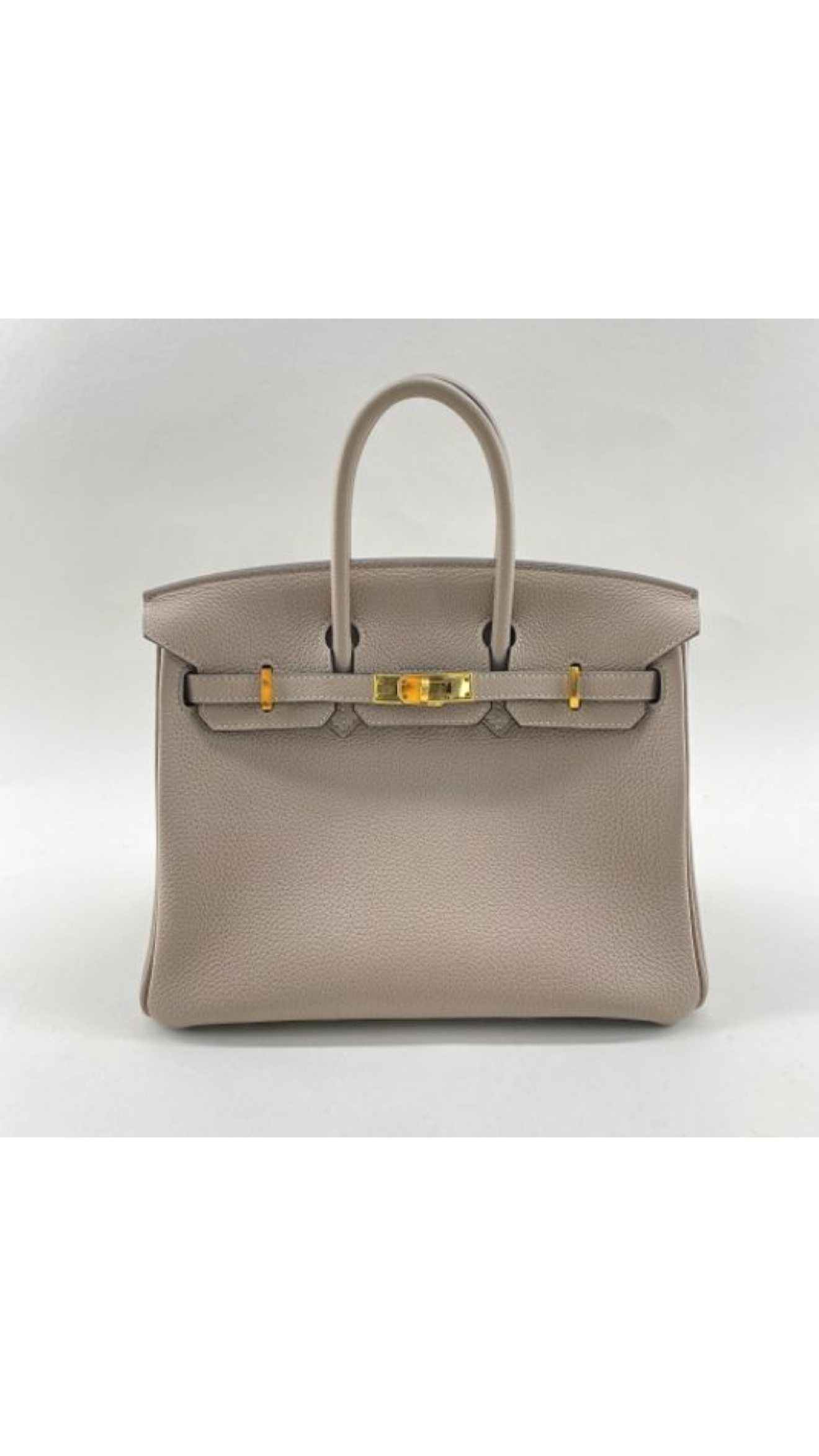 Hermes Birkin 25 Gri Trute Gold Hardware Togo (1000051377)